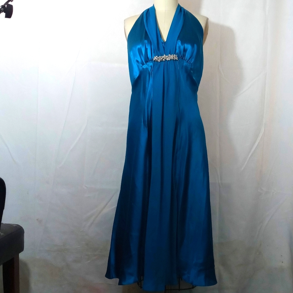 Donna Ricco Silk Evening Dress